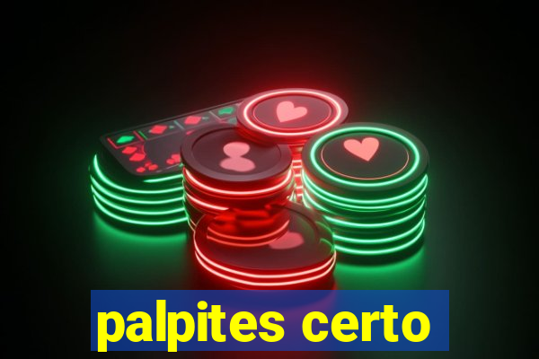 palpites certo